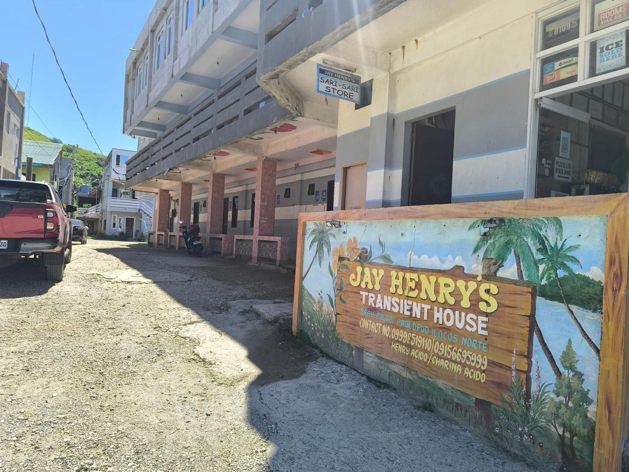 Jay Henry Transient Beach House, B Pagudpud, Blue Lagoon Beach Eksteriør bilde